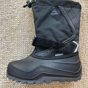 Kamik Black Insulated Snow Boot